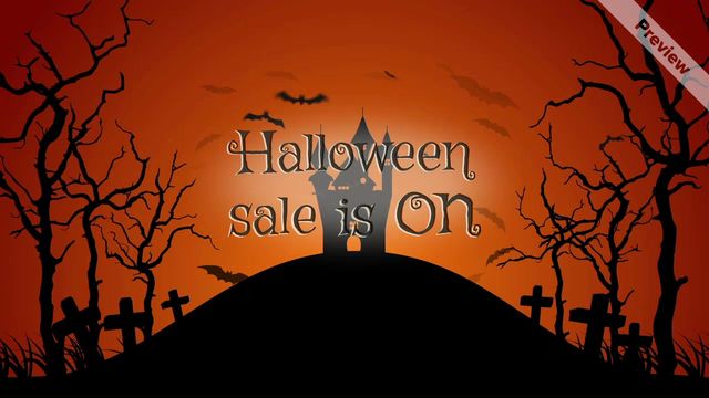 Halloween Sales Video Template