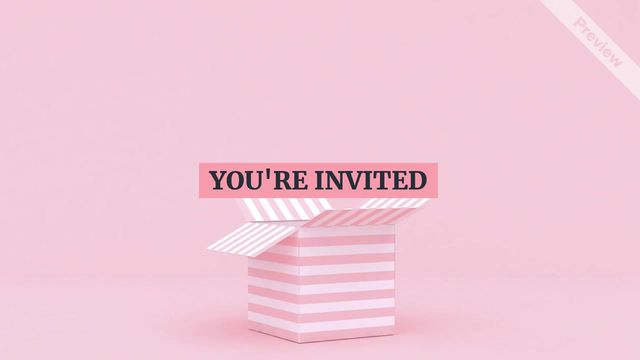 B-Day party Video Template