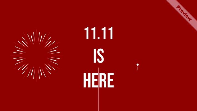 11.11 Sale Video Template