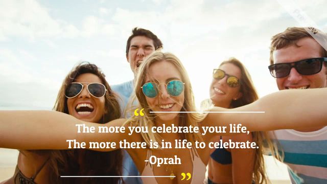 Celebrate life Video Template