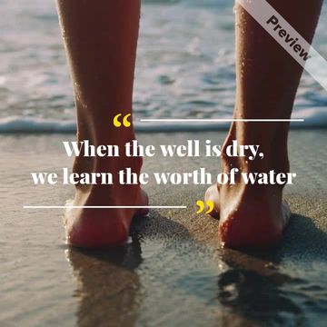 #WorldWaterDay Video Template