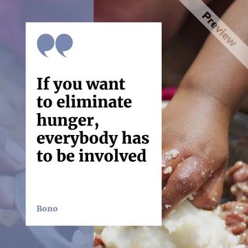 Hunger Awareness Day Video Template