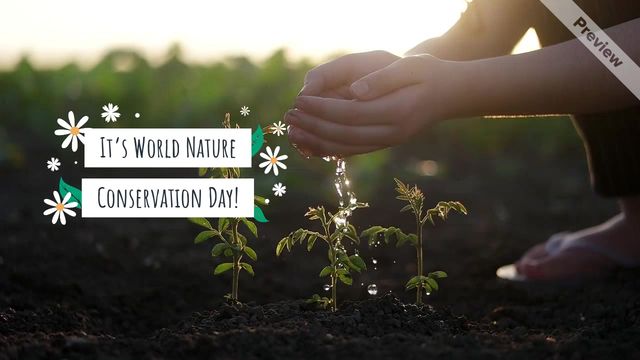 World Nature Conservation Day | July 28 Video Template