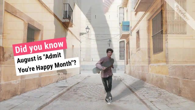 Admit You׳re Happy Video Template