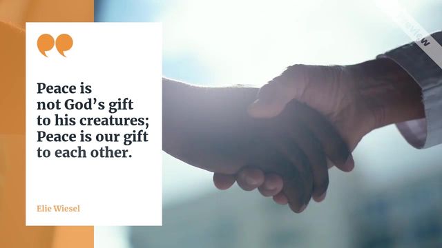 #DayOfPeace Video Template
