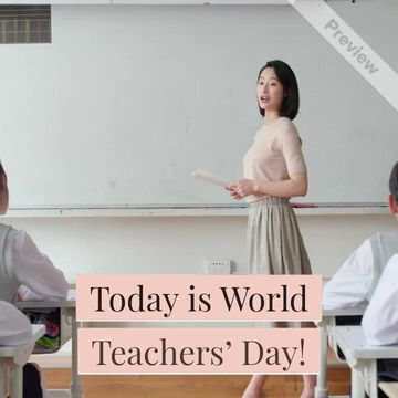 Teachers' Day Video Template