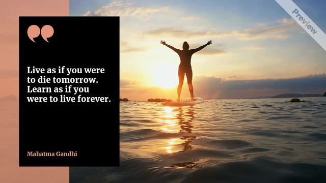 Gandhi Jayanti Video Template