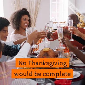 Thanksgiving Eve Video Template