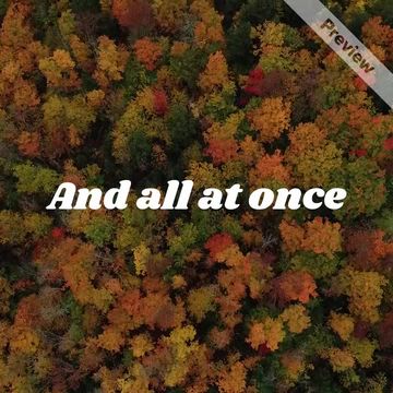 Fall discounts Video Template