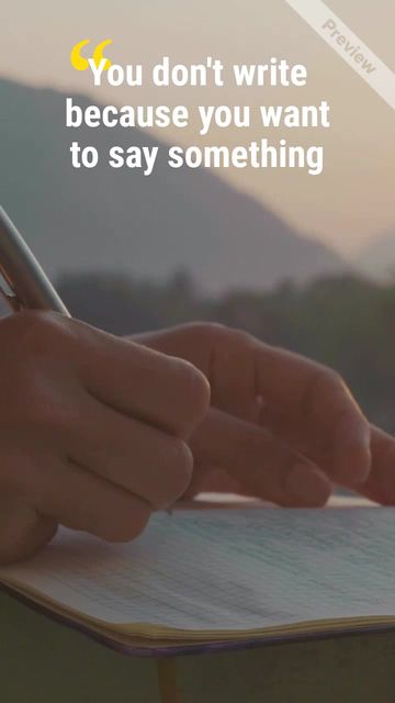 Author's Day Video Template