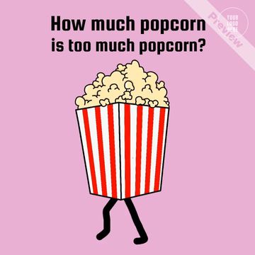 Popcorn Day Video Template