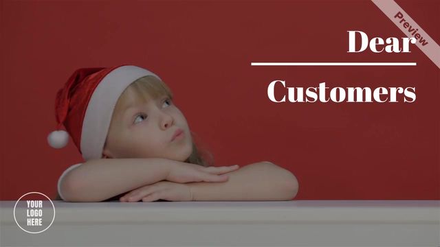 Customer Thank You | Christmas Video Template
