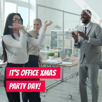 Office Christmas Party Video Template