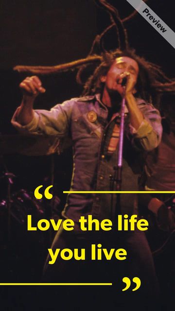 Bob Marley's Birthday Video Template