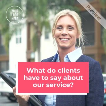 Testimonial | Real Estate Video Template