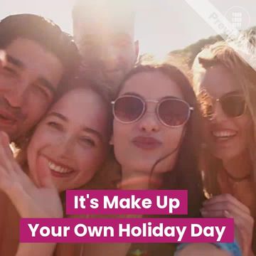 Make Up Your Own Holiday Day Video Template
