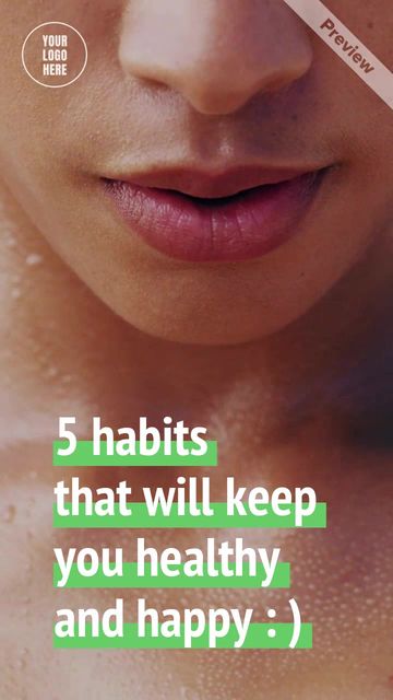 Better Health Habits Video Template