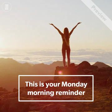 #MotivationMonday Video Template