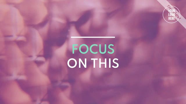 Focus On This Video Template