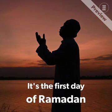 First Day of Ramadan Video Template