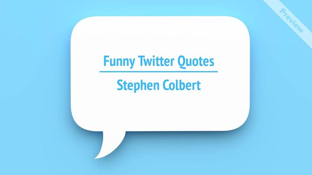 Funny Tweets  | Stephen colbert Video Template