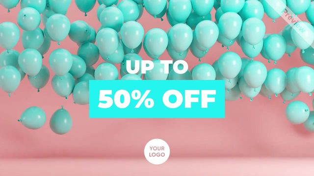 Balloon Sale Video Template