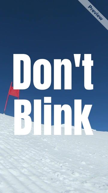 Don't Blink I Sports Video Template