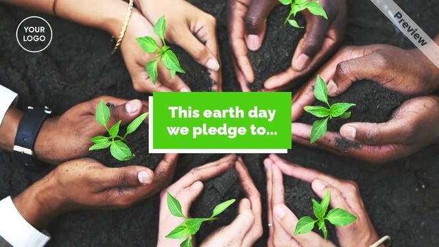 Earth Day Pledge Video Template