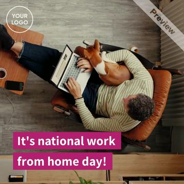 Work From Home Day Video Template