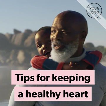 Heart Health Tips Video Template