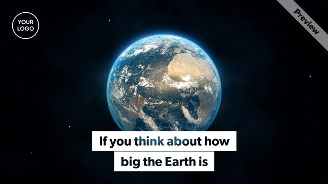 Big Earth, Big Homes Video Template