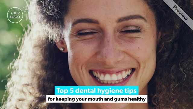 Healthy Teeth Tips Video Template
