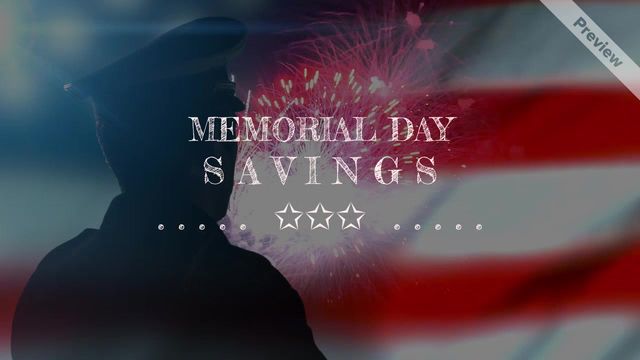 Memorial Day Discount  Video Template