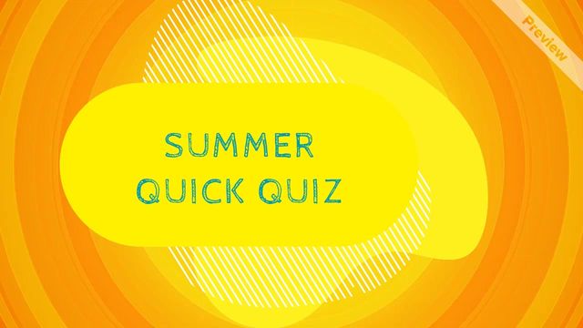 Summer Zodiac Quiz Video Template