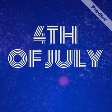 4th of July | Flag Theme Video Template