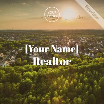 Professional Business Card | Real Estate  Video Template