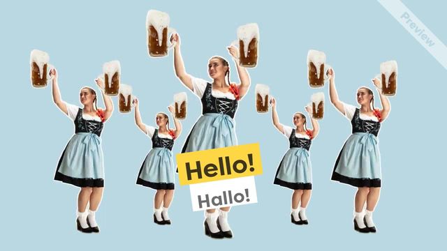 German Language Day | Sept 10 Video Template