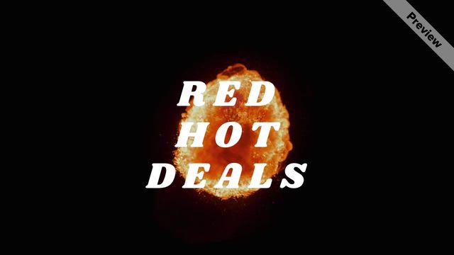 Red Hot Deals Video Template