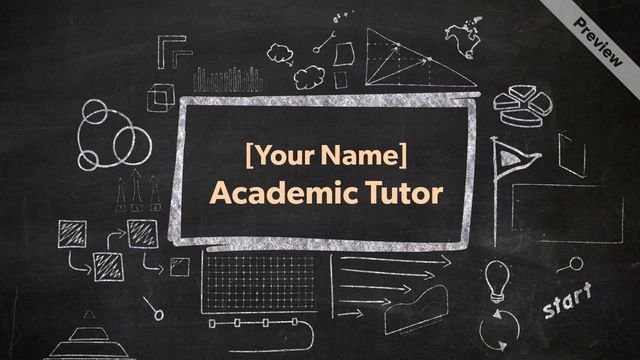Professional Business Card | Academic Tutor Video Template