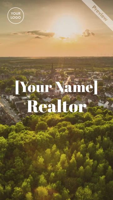 Professional Business Card | Real Estate  Video Template