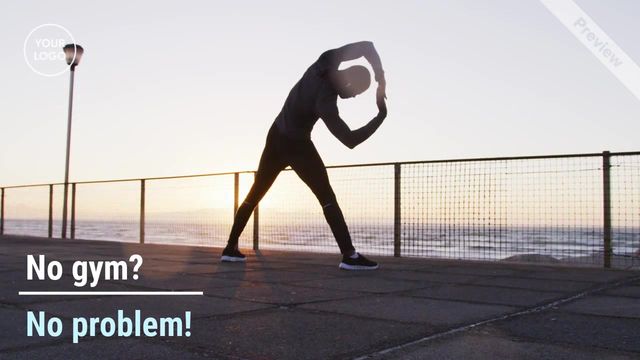 Health Hack - Easy Home Exercises Video Template