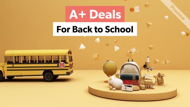 Back to School - A+ Deals Video Template