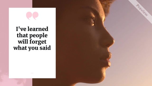 Black Poetry Day | Oct 17 Video Template