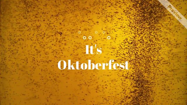 Oktoberfest Sale Video Template