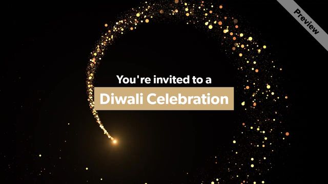 Diwali 🇮🇳 Event Invite Video Template