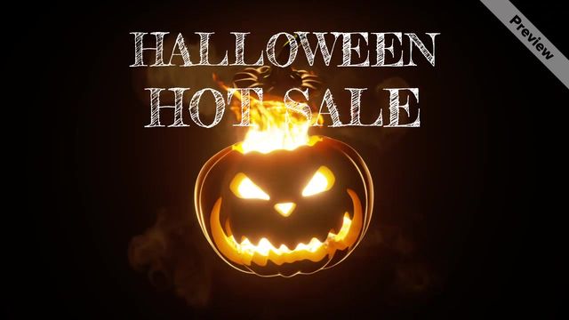 🎃  Halloween Hot Sale Video Template