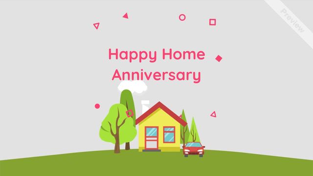 Home Anniversary | Real Estate Video Template