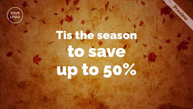 Black Friday | Tis the Season to Save Video Template