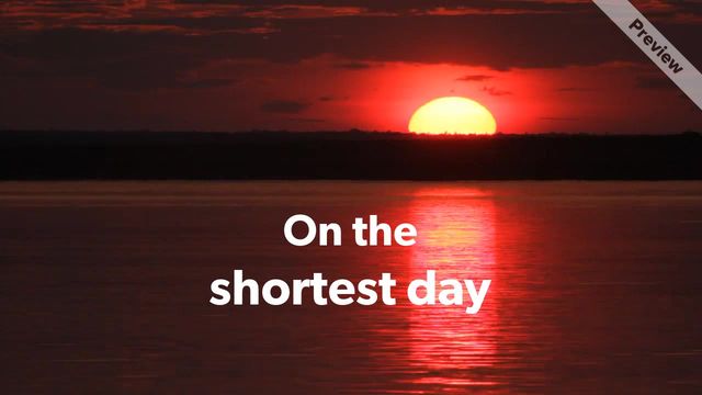 Winter Solstice Motivation Video Template