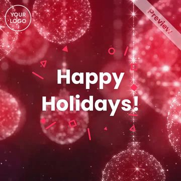 Seasons Greetings to Customers Video Template